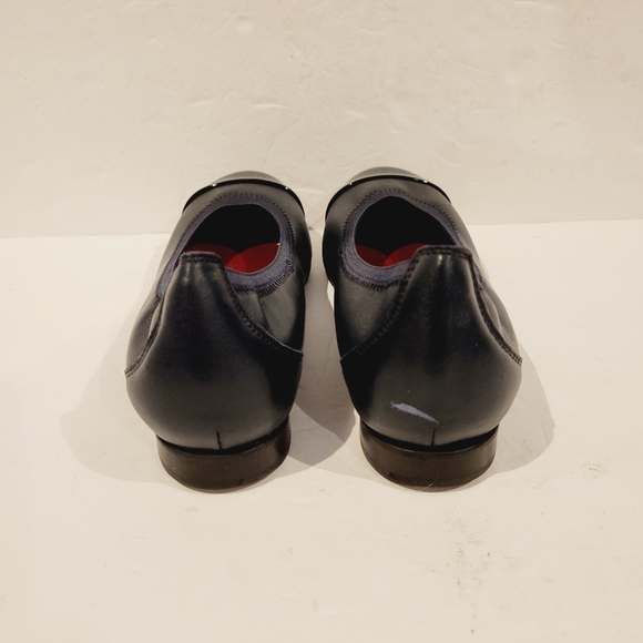 Munro Mila Ballet Flats Cap Toe Black Leather Arch Support Size 8 W US - Picture 5 of 7